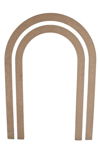 Parete decorativa liscia S5 (doppio arco)