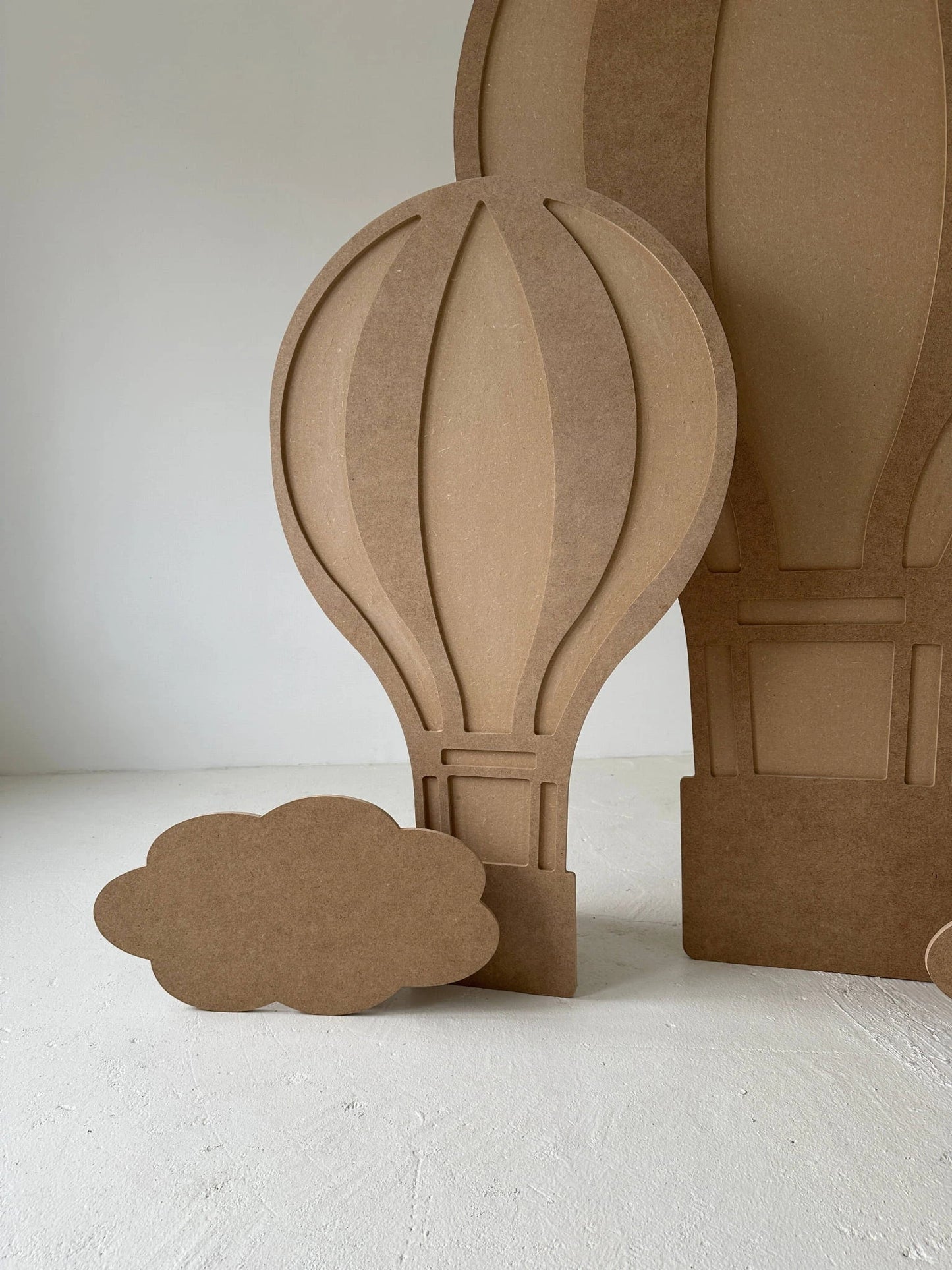 Driedimensionale houten ballon