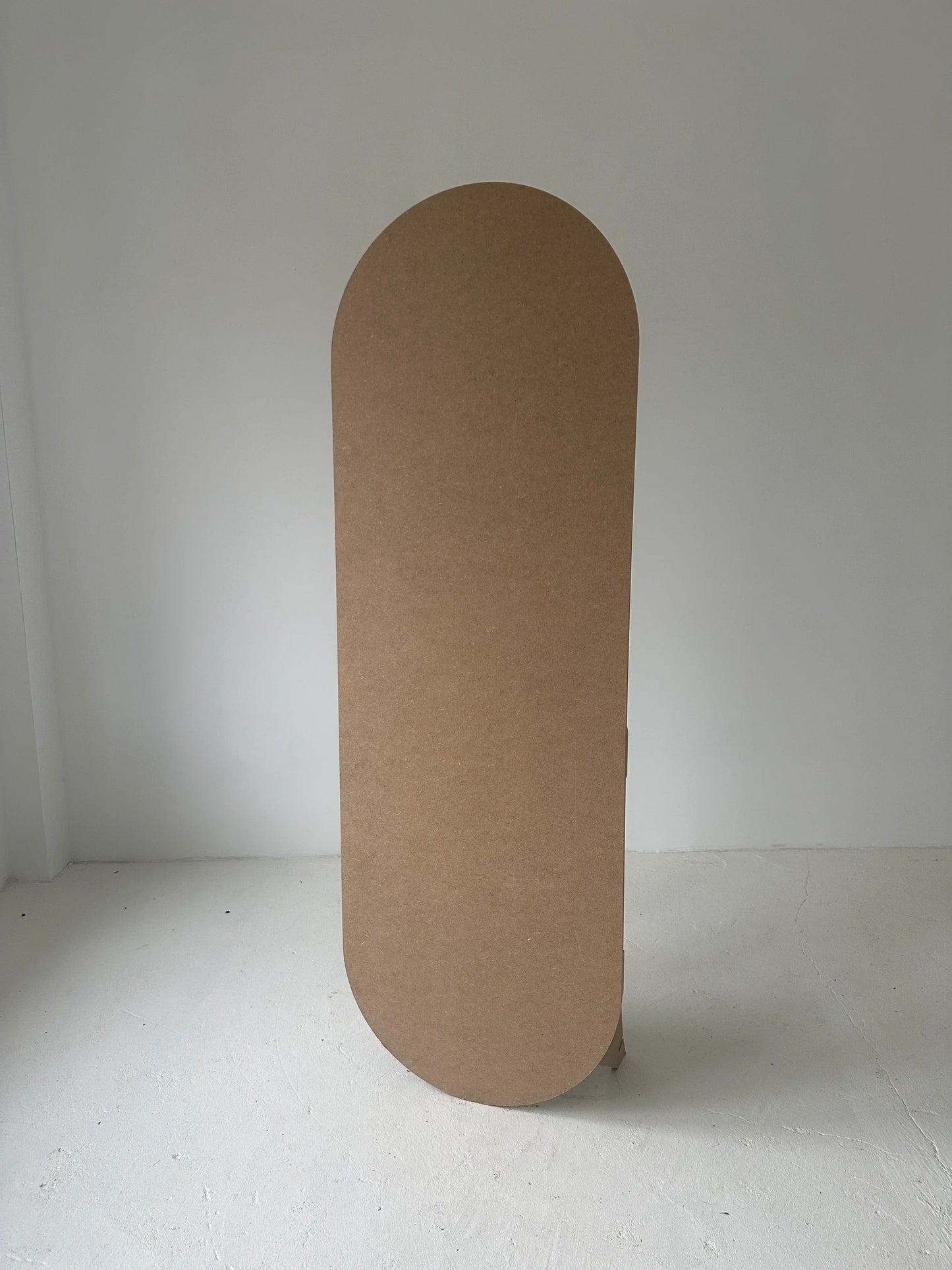 Parete decorativa liscia S15 arrotondata