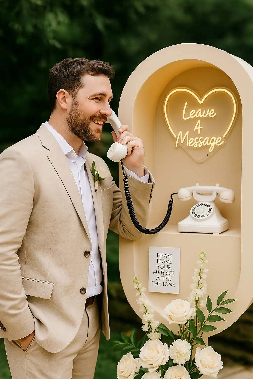 Set: telefono dei desideri + cabina