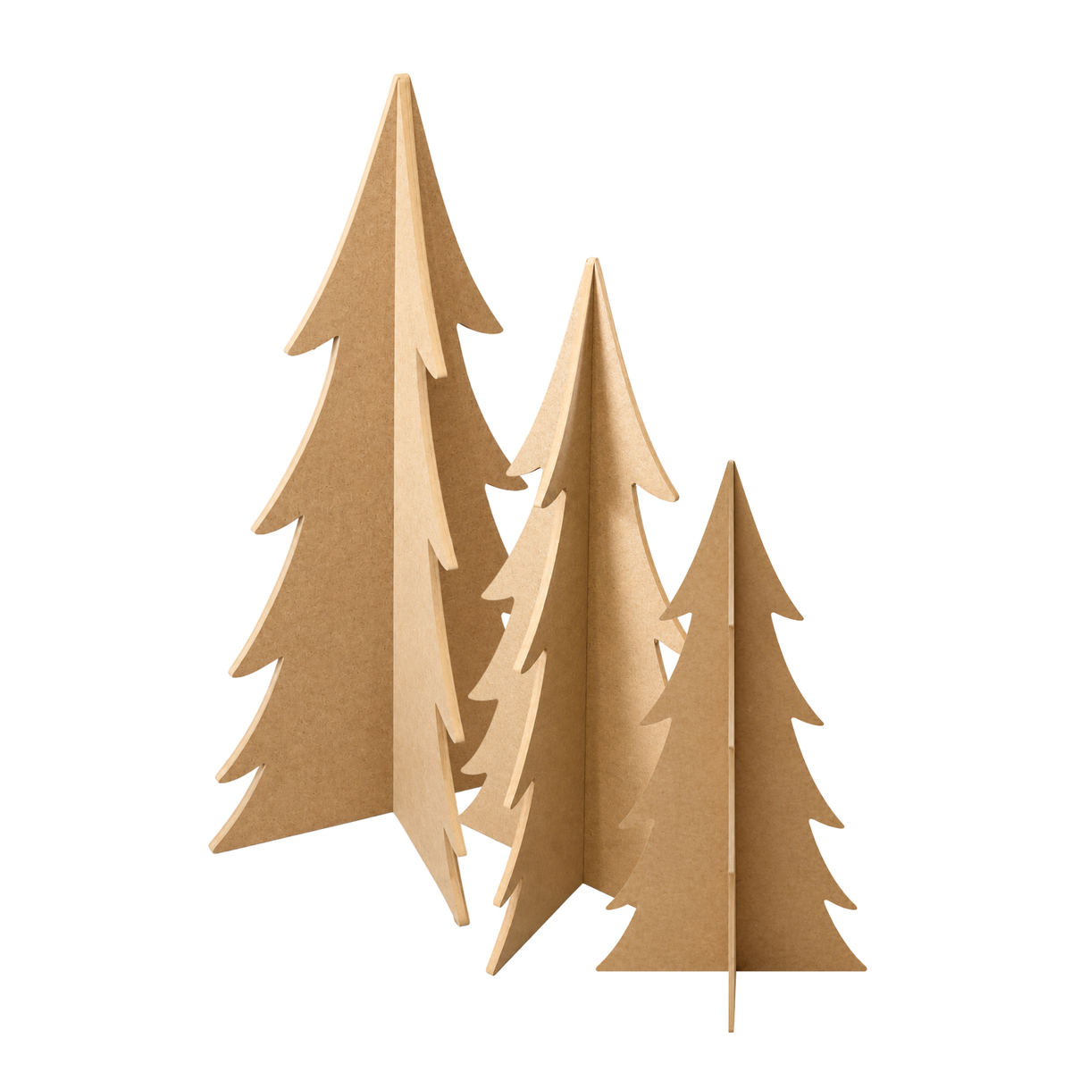Árbol de Navidad 3D de madera