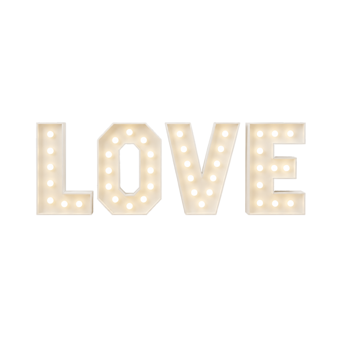 Schriftzug "LOVE" LED 120 cm