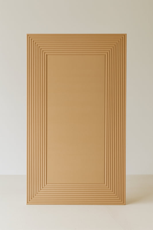 Parete decorativa cannettata S29