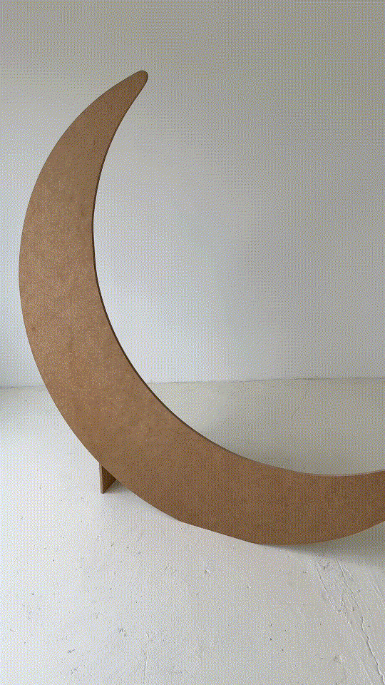  Ścianka de décoration - Ensemble : Lune + 2 nuages