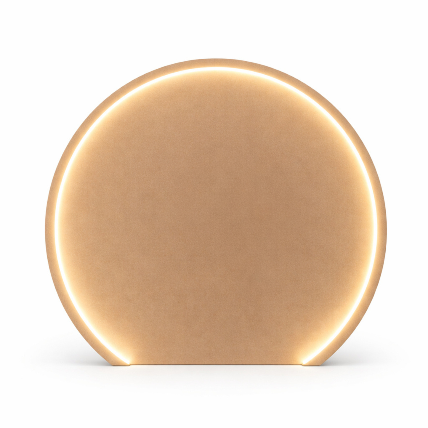 Dekorativni 3D portal P4 – Krog z LED osvetlitvijo in zadnjo steno