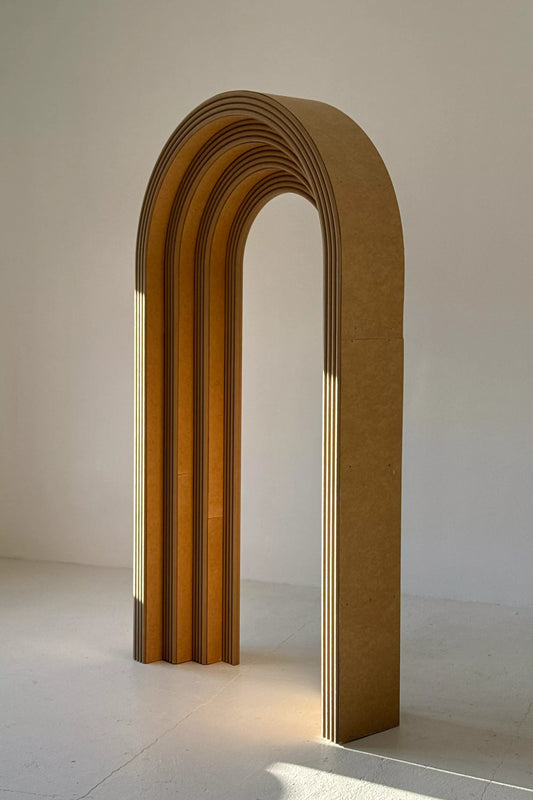 Portale spaziale 3D scanalato pieghevole