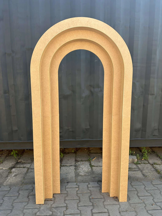 Portale spaziale 3D pieghevole 190×100 cm, a 3 livelli