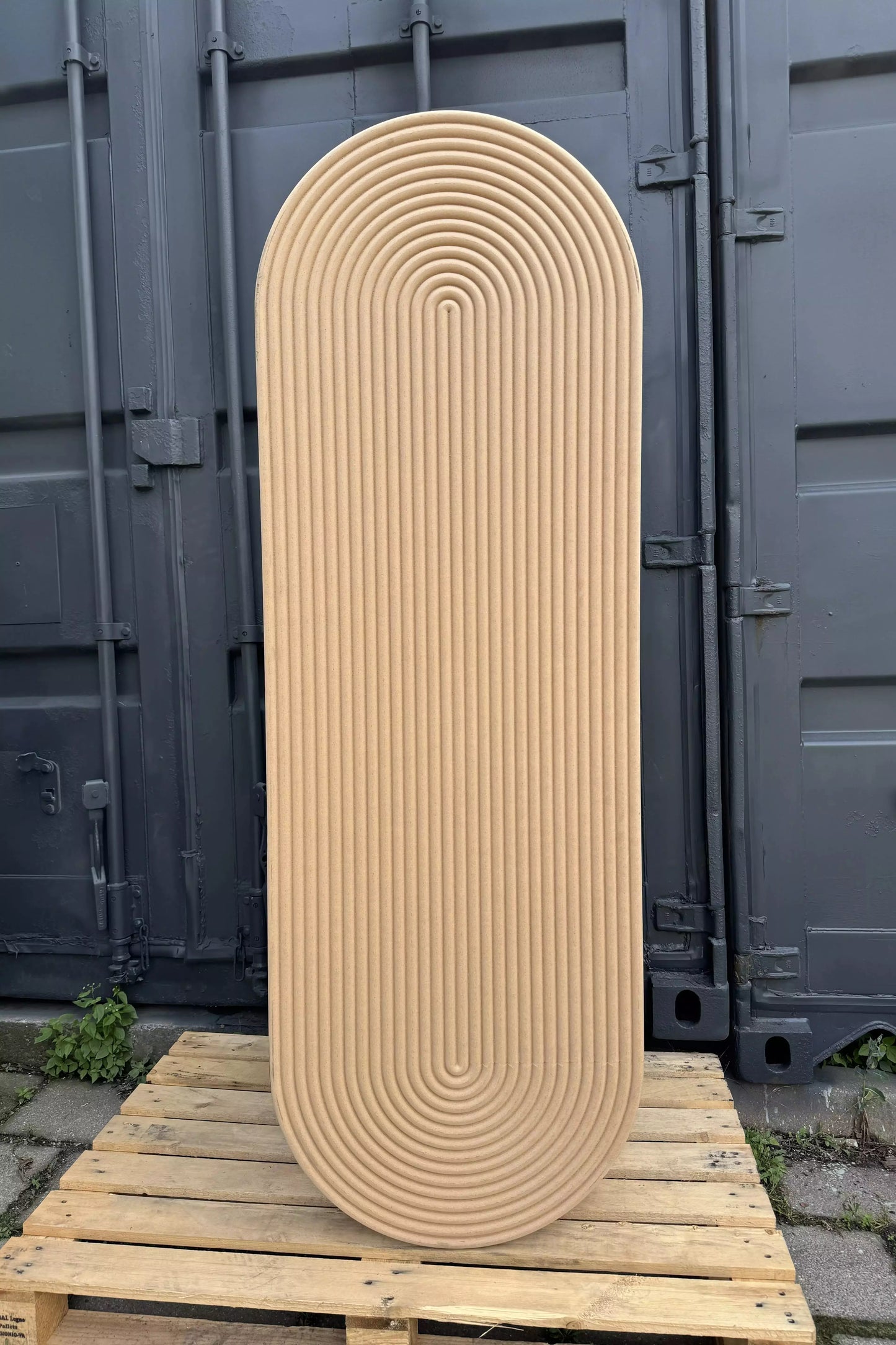 Parete decorativa cannettata S15 arrotondata