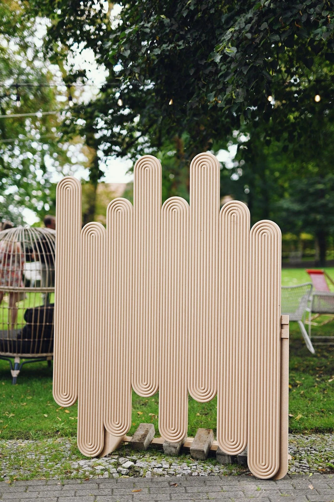  Stena na dekoráciu - ryhované pásy (S26)