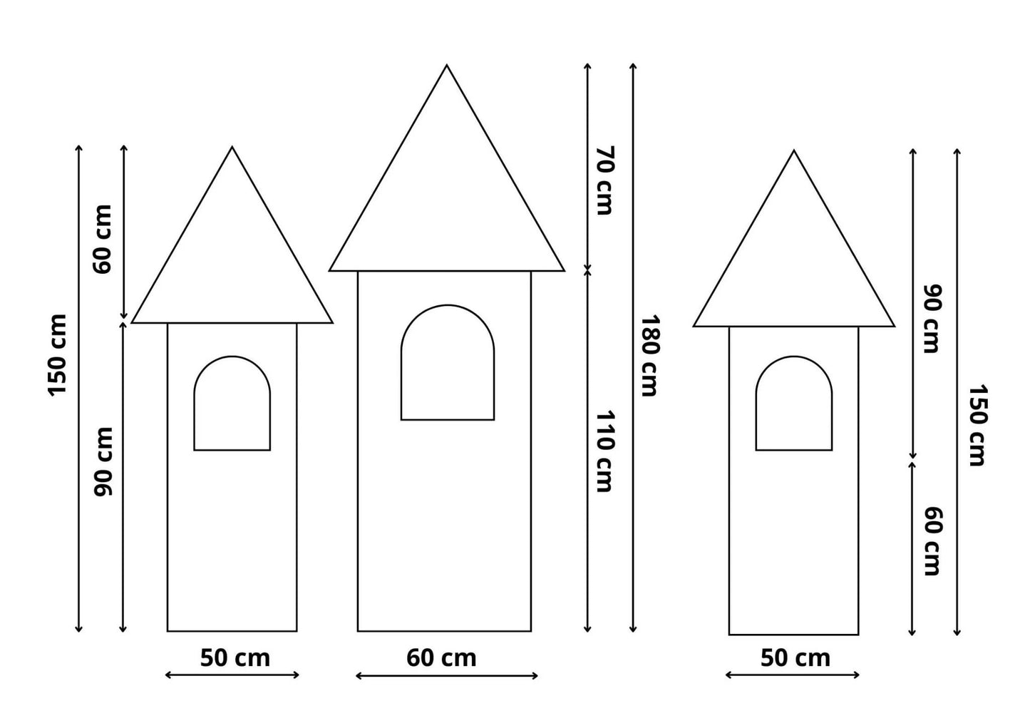 Parete decorativa - Castello
