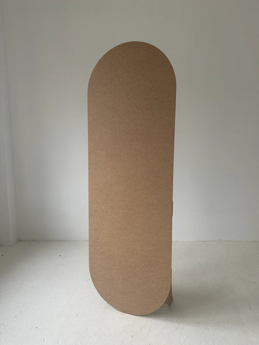 Parete decorativa liscia S15 arrotondata