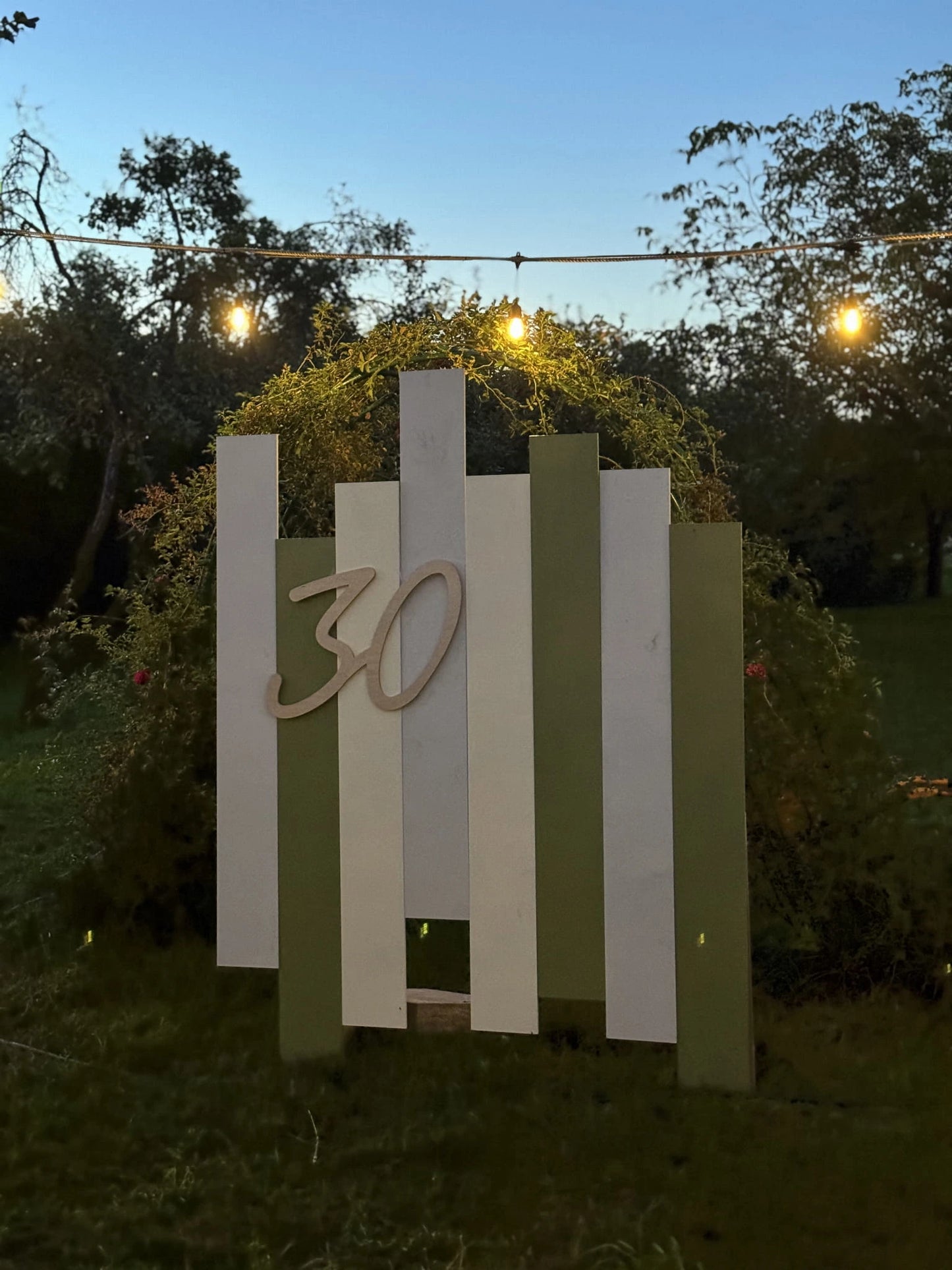 Parete decorativa - a strisce (S25)