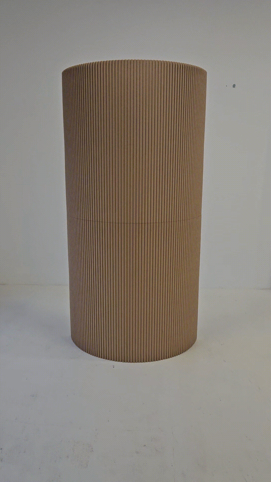 Parete decorativa tridimensionale cannettata