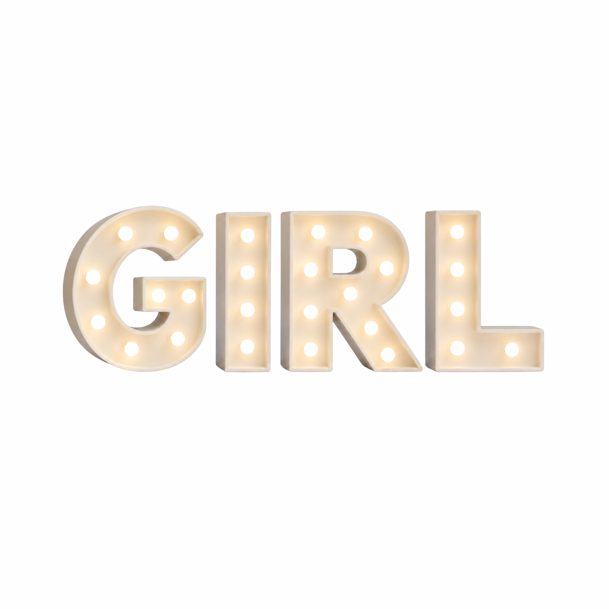 LED-Schriftzug „GIRL“