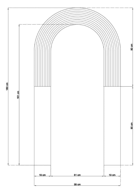  Rýhovaná dekorační stěna S10