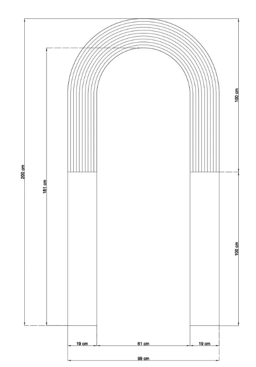  Rýhovaná dekorační stěna S10