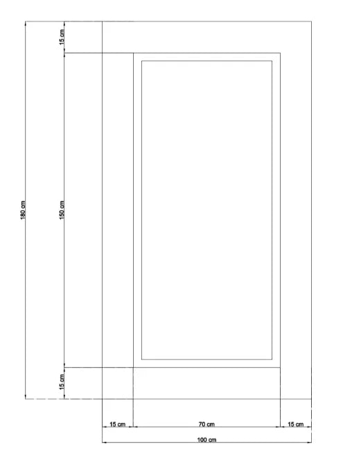  Mur de décoration avec moulures S13