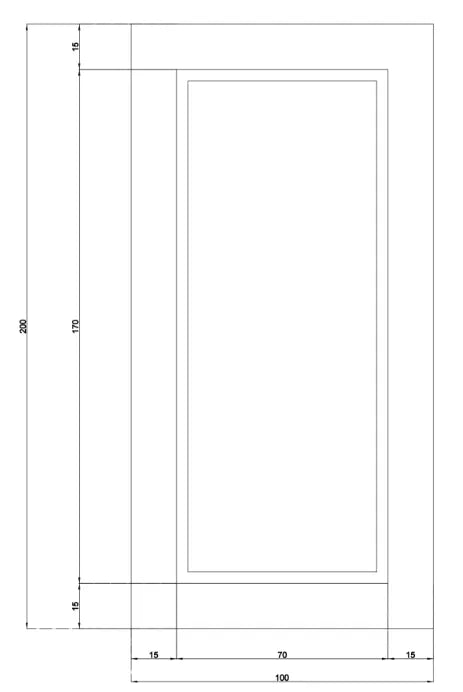  Mur de décoration avec moulures S13